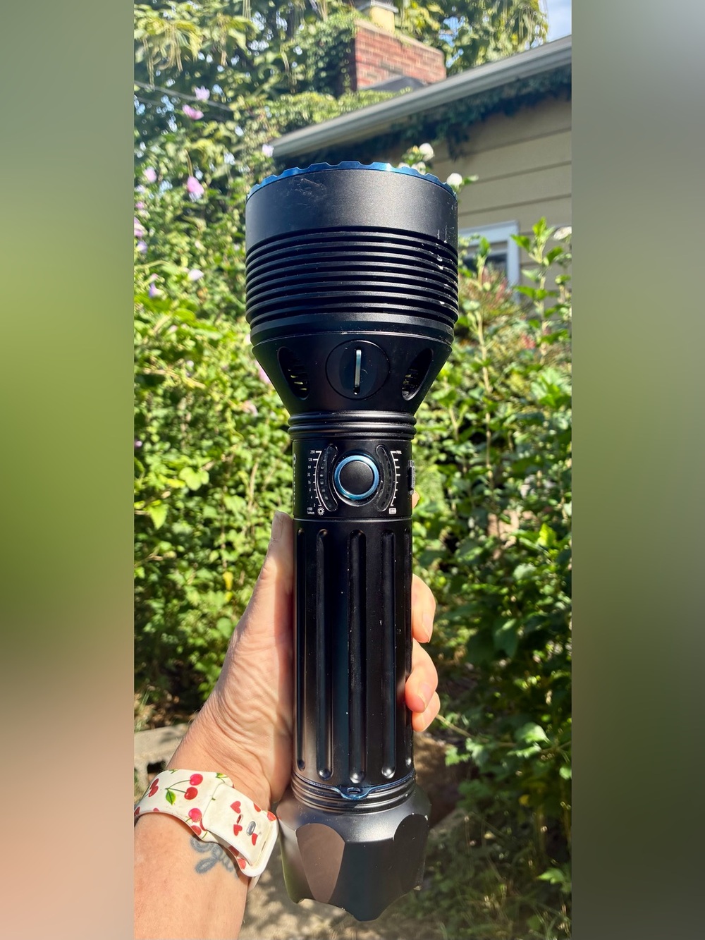 🔦 🔥 Olight MONSTER X9R Marauder Black High-Output Tactical Flashlight 🔦